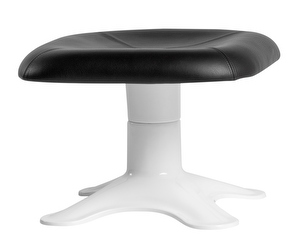 Karuselli Ottoman, Black Leather