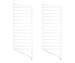 String System Floor Panels 2 pcs, White