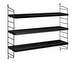 String Pocket Shelf, Black Ash