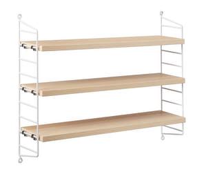 String Pocket Shelf, White/Ash