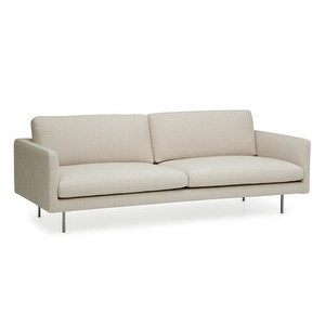 Basel Sofa, Malawi Fabric 21 White, W 220 cm