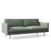 Basel Sofa, Verso Fabric 193 Green, W 200 cm