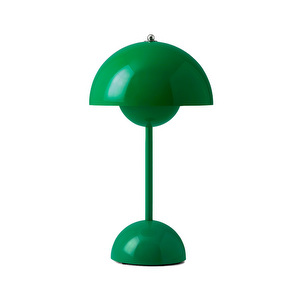 Flowerpot VP9 -pöytävalaisin, signal green, ladattava