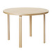 Table 90A, Birch, ø 100 cm