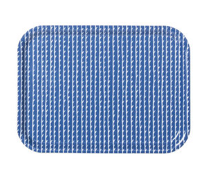 Rivi Tray, Blue/White, 27 x 20 cm