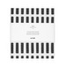 Siena Cotton Fabric, White/Black, 150 x 300 cm