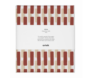 Siena Cotton Fabric, Brick/Sand, 150 x 300 cm