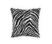 Zebra-tyynynpäällinen, mustavalkoinen, 40 x 40 cm
