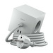 Square 1 USB-C -jatkojohto, Gotland Grey, 1,8 m