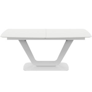 Alicante Extendable Dining Table, White, 99 x 183/263 cm