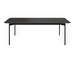 Augusta Extendable Dining Table, Dark Marble Ceramic / Black, 100 x 230/306 cm