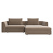Bergamo Chaise Longue, Napoli Fabric 2267 Sand, W 260 cm