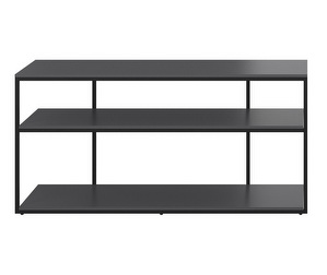 Bordeaux Console Table, Grey / Matt Black, 125 x 32 cm