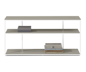 Bordeaux Console Table, Light Grey / White, 125 x 32 cm