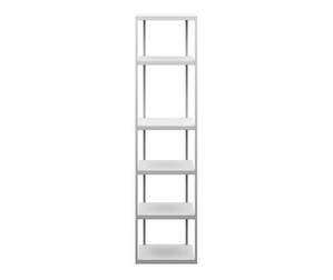 Bordeaux Wall Shelf, White / White, H 160 cm