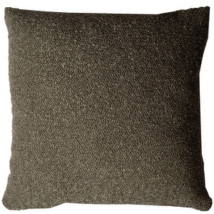 Bouclé Single Cushion, Olive Green, 58 x 58 cm