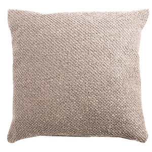 Bouclé Single Cushion, Latte, 58 x 58 cm