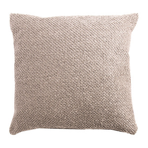 Bouclé Single Cushion, Latte, 43 x 43cm
