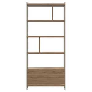 Calgary Shelf, Oak / Ash Grey, 84 x 190 cm