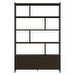 Calgary Shelf, Dark Oak / Black, 124 x 190 cm