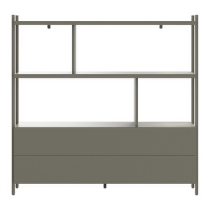 Calgary Shelf, Ash Grey, 124 x 120 cm
