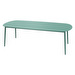Cancun Dining Table, Green, 105 x 236 cm