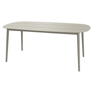 Cancun Dining Table, Ash Grey, 95 x 180 cm