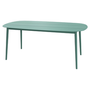 Cancun Dining Table, Green, 95 x 180 cm