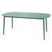 Cancun Dining Table, Green, 95 x 180 cm