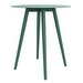 Cancun Dining Table, Green, ⌀ 67 cm