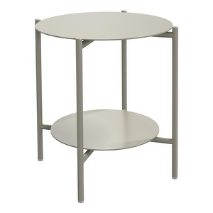 Cancun Side Table, Ash Grey, ø 45 cm