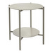 Cancun Side Table, Ash Grey, ø 45 cm