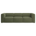 Carmo Sofa, Skagen Fabric 3165 Green, W 254 cm