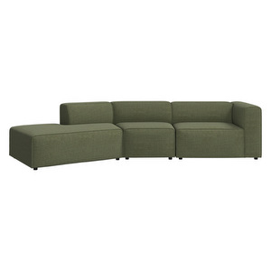 Carmo Sofa, Skagen Fabric 3165 Green, W 322 cm