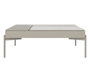 Chiva Coffee Table, Light Grey / Ceramic, H 53 cm