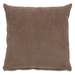 Cord Cushion, Brown, 43 x 43 cm