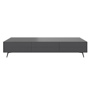 Fermo TV Stand, Charcoal Grey, 48 x 227 cm