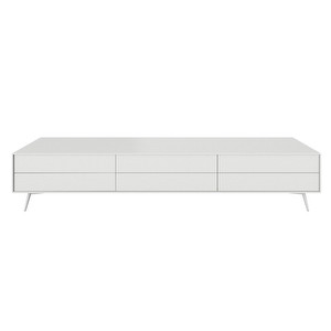 Fermo TV Stand, White, 48 x 227 cm