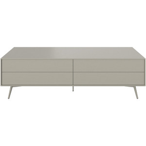 Fermo TV Stand, Grey, 48 x 152 cm