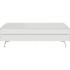 Fermo TV Stand, White, 48 x 152 cm