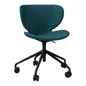 Hamilton Office Chair, Napoli Fabric 2253 Turquoise