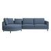 Indivi Chaise Longue, Capri Fabric 3233 Blue, W 302 cm