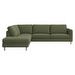 Indivi Corner Sofa, Skagen Fabric 3165 Green, W 267 cm