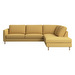 Indivi Corner Sofa, Capri Fabric 3234 Mustard, W 267 cm