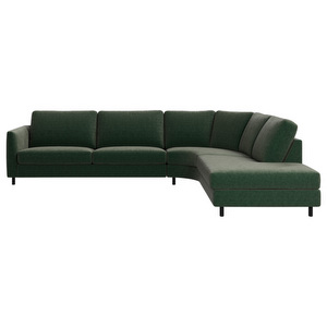 Indivi Corner Sofa, Ravello Fabric 3223 Dusty Green, W 297 cm