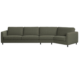 Indivi Corner Sofa, Avellino Fabric 3252 Green, W 359 cm