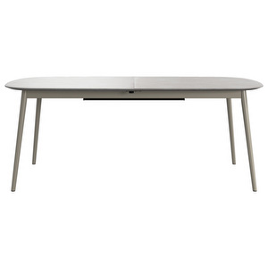 Kingston Extendable Dining Table, Ash Grey Ceramic / Ash Grey, 100 x 197/267 cm