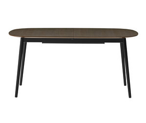 Kingston Extendable Dining Table, Dark Oak, 100 x 160/230 cm