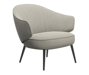Charlotte Armchair, Lazio Fabric 3091 Beige