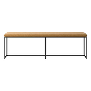London Bench, Napoli Fabric 2252 Golden Beige, W 160 cm